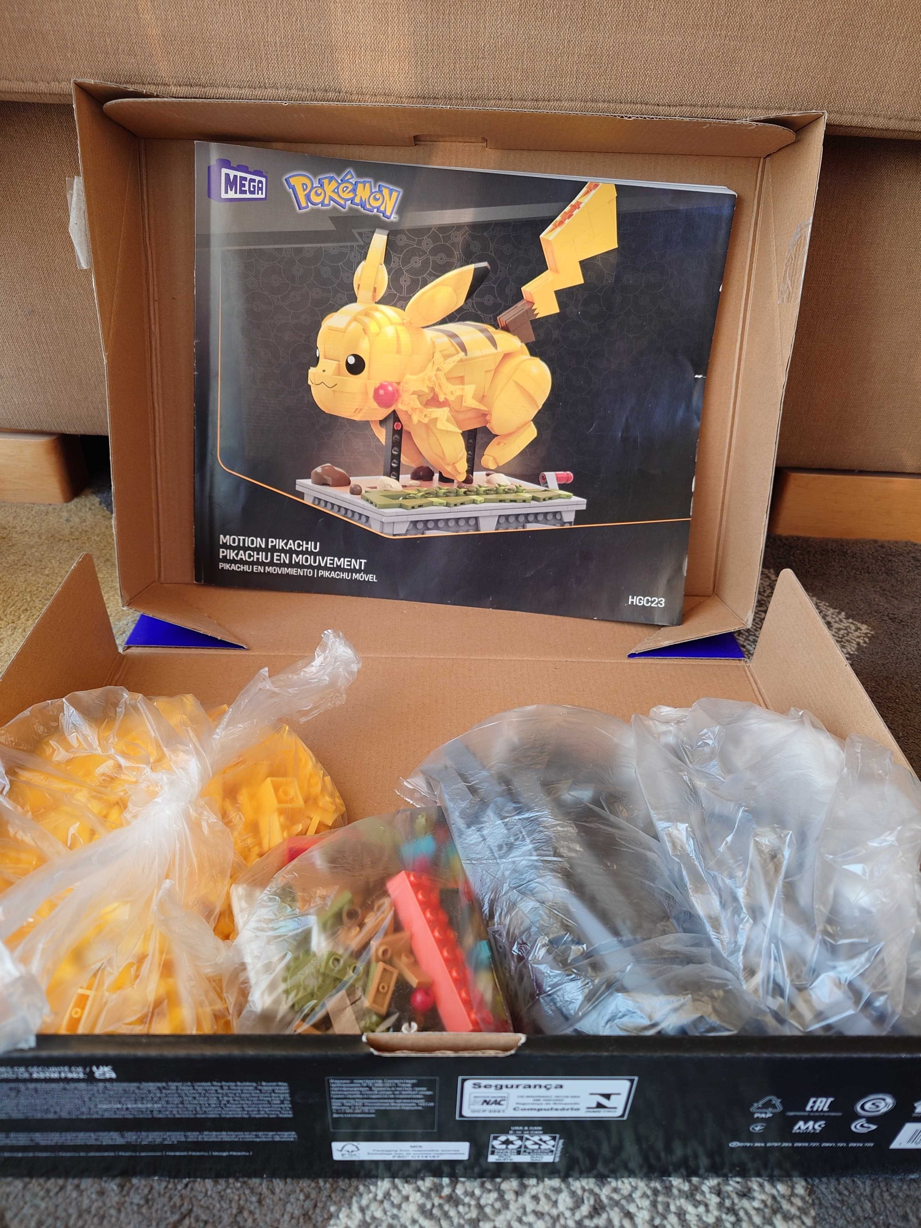 Klocki Mattel Mega Construx Pokemon Pikachu Kolekcjonerski HGC23