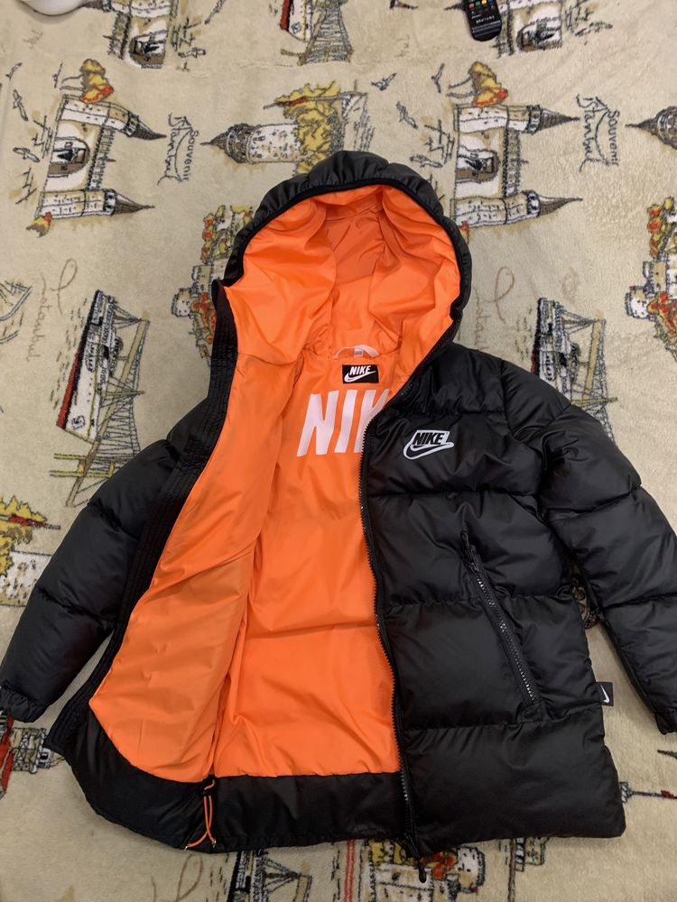 Деми, Зима куртка- пуховик  Nike  от 104 по 170 р