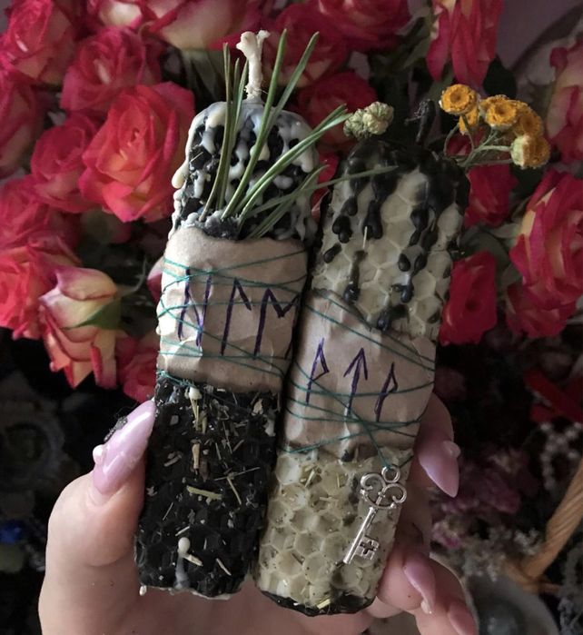 свічки з вощини на чистку та захист