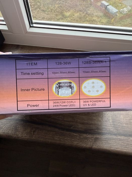 Лед лампа для манікюру