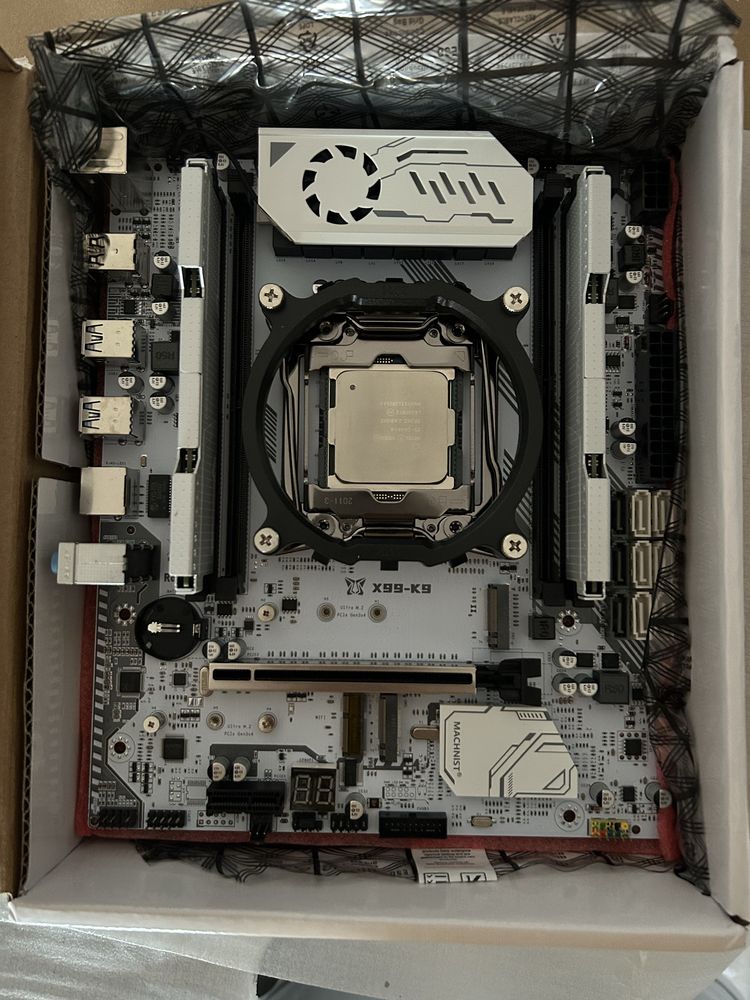 Kit placa mae + processador + ram