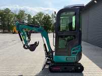 Minikoparka EJK IRE 1100 Kubota klimatyzacja kabina mini koparka