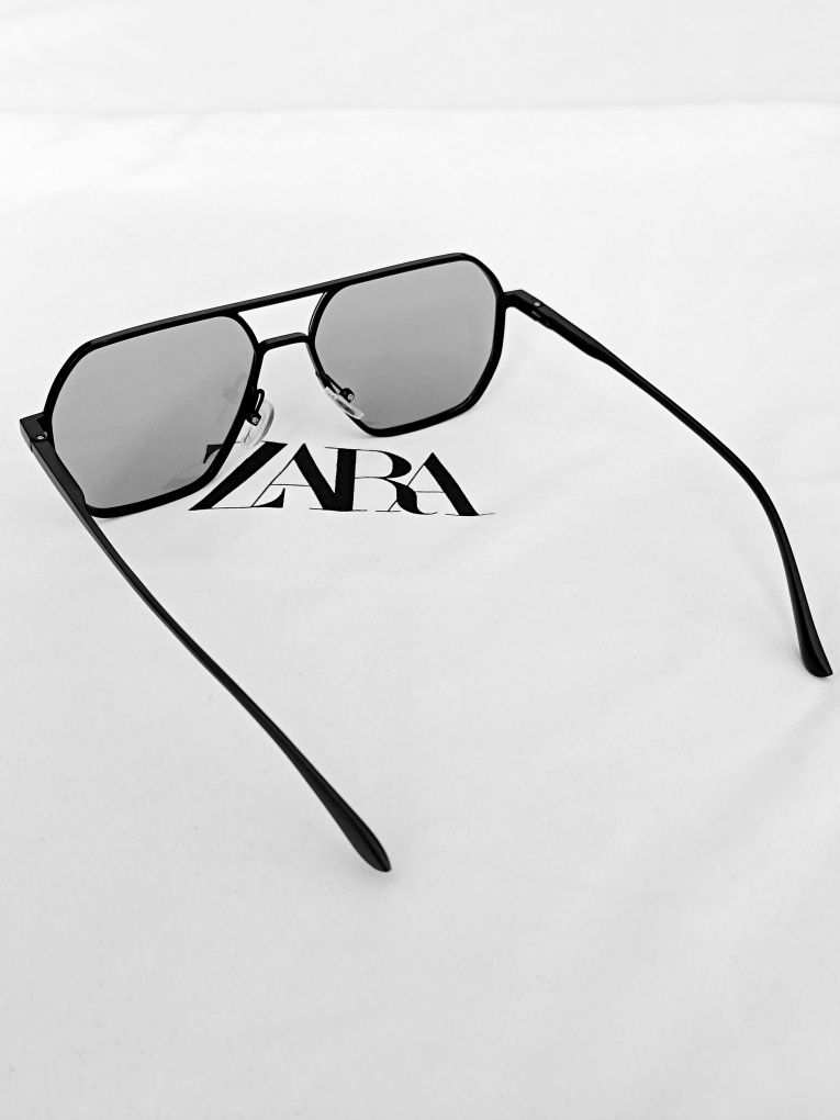 Okulary przeciwsłoneczne męskie w stylu Aviator | Zara One Size Summer