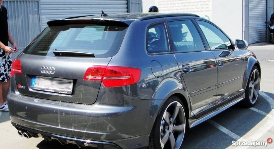 AUDI A3 P8 S3 RS3 spoiler klapy tuning