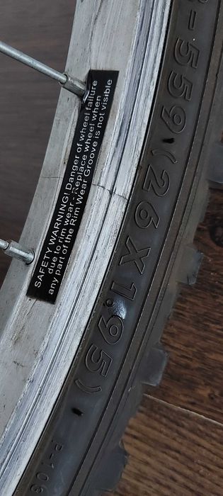 Kompletne tylne koło do roweru 26". Kaseta 7-rzędowa.