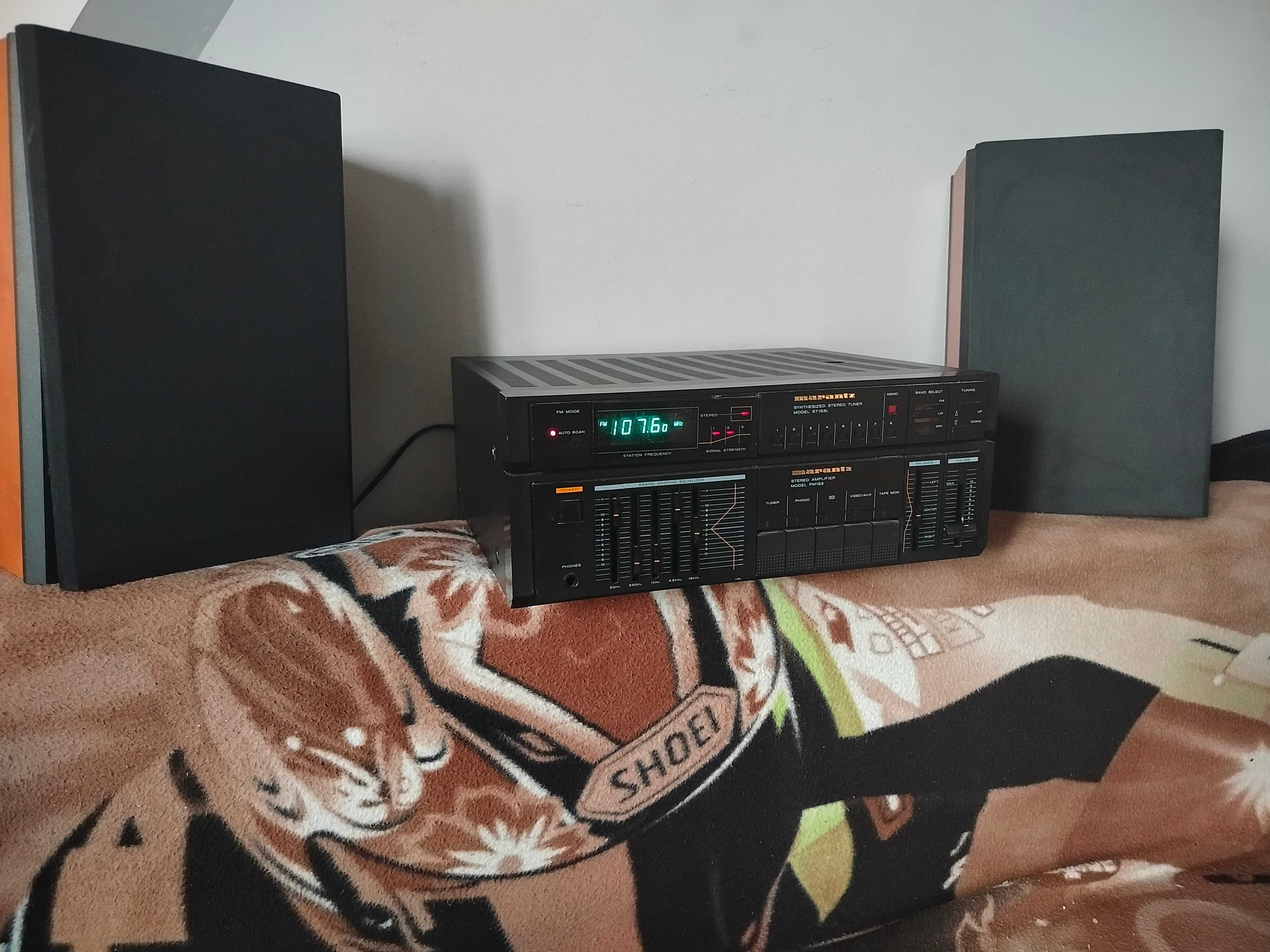 Amplituner Marantz ST153L plus kolumny stx 200 W/8 ohm