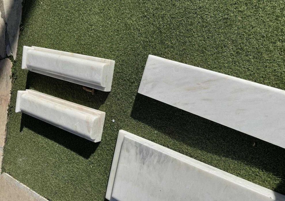 Pedra marmore para lareira nova