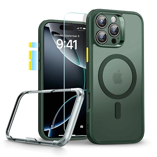 Etui ESR Classic Pro Set Halolock MagSafe na iPhone 16 Pro Max - zielo