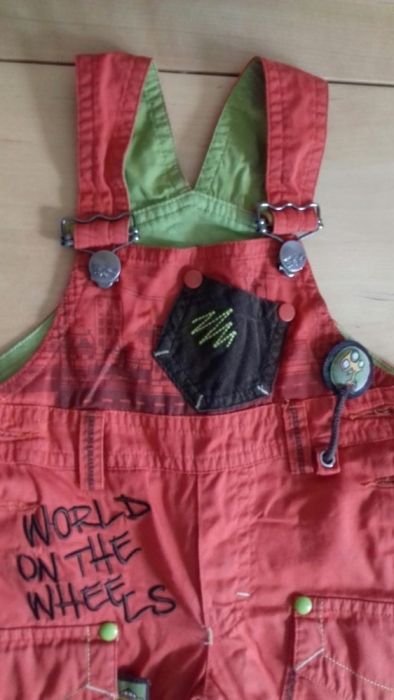 Długie spodnie ogrodniczki dla chłopca Wójcik rozmiar 68 stan idealny