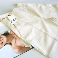Молочні штани від Zara