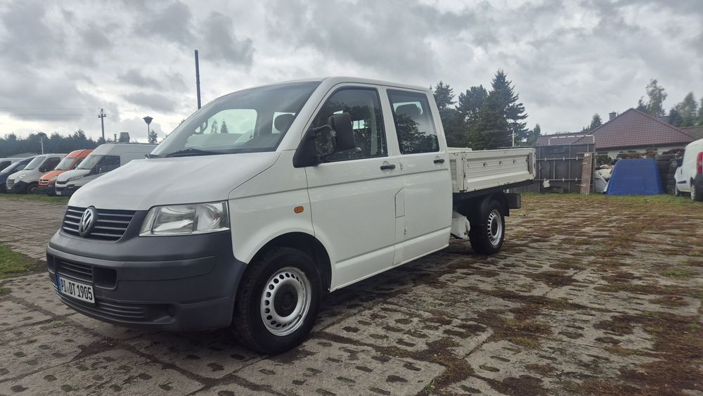 Volkswagen Transporter T5 1.9TDI doka brygadowka paka