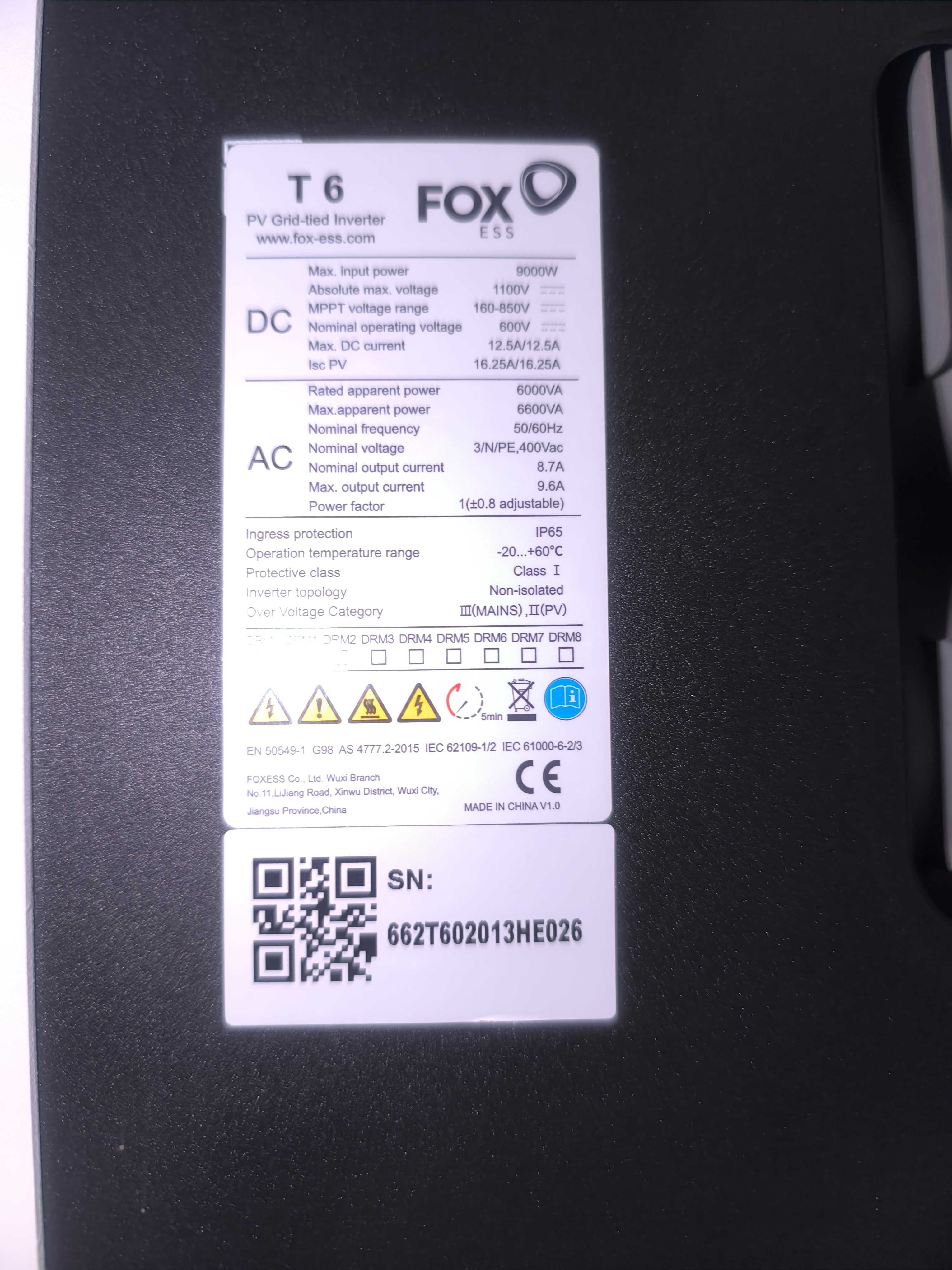 Falownik Foxess T6 G3