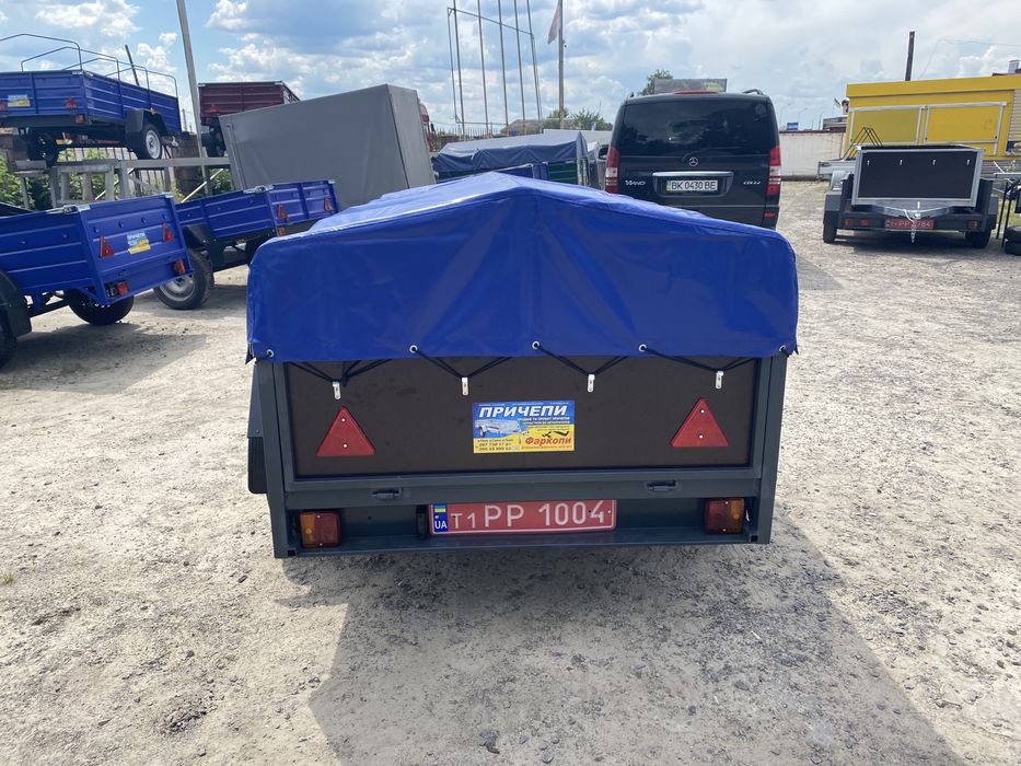 ПРОДАЖ Новий Фанерний Двухвісний причіп в наявності!!!2.5-3.0м