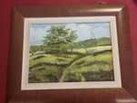 Quadro a óleo. Paisagem