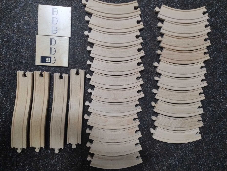 Залізна дорога Ikea, дерев'яна