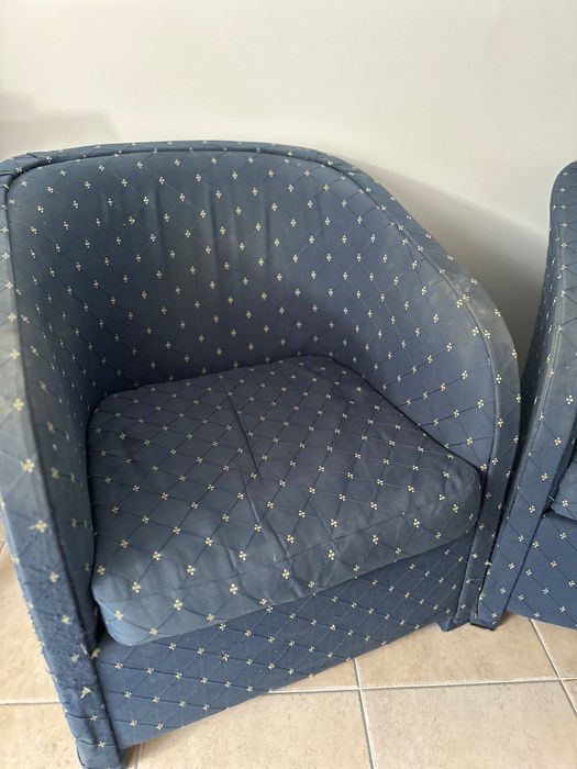 Cadeirões/ Poltronas Azuis