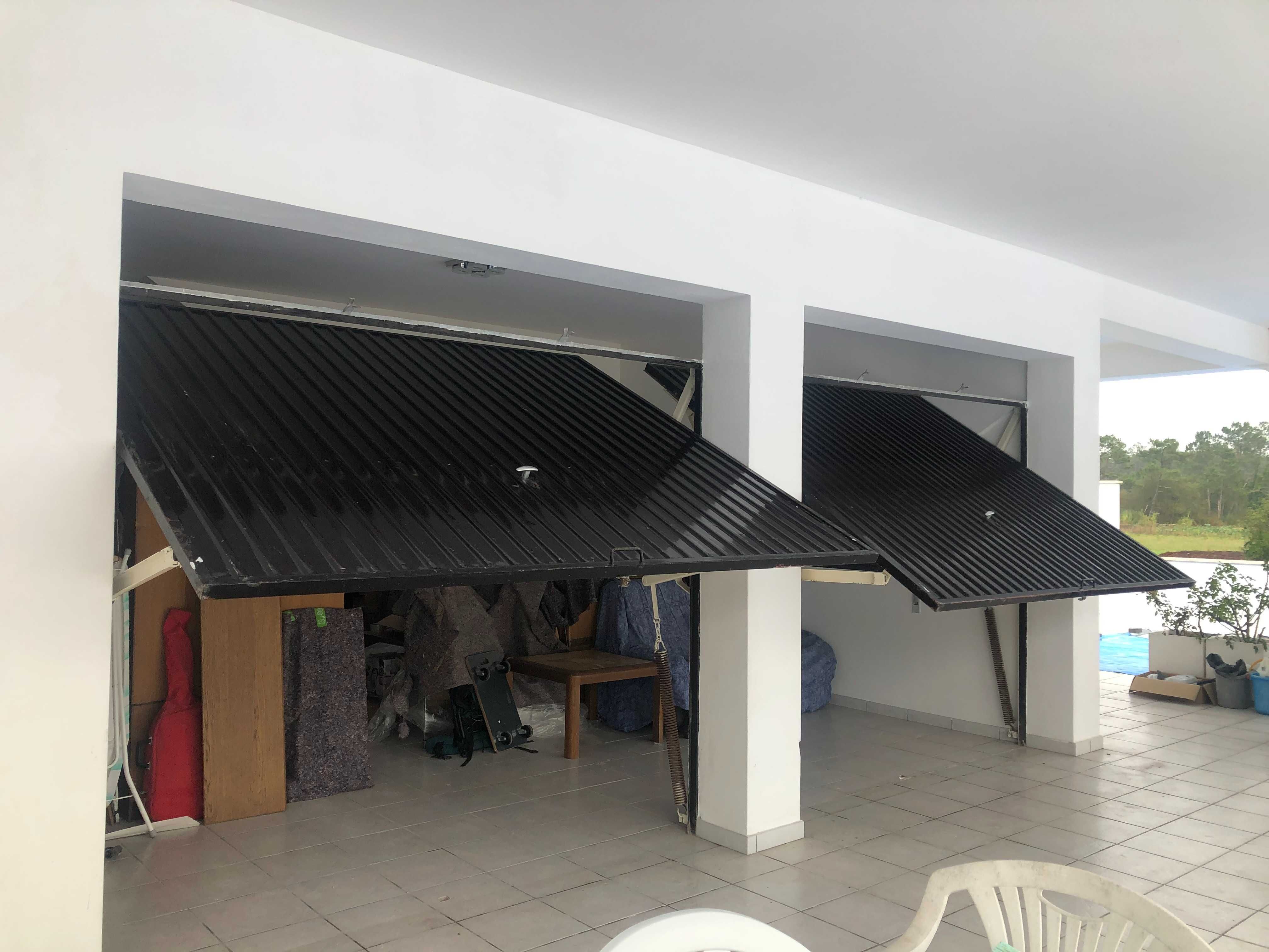 Portão  basculante para garagem