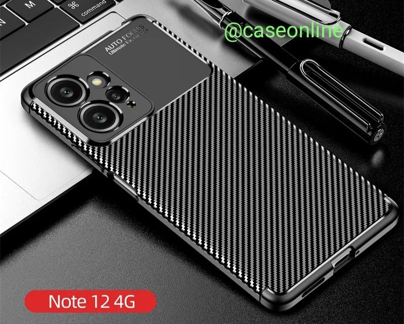 Capa T/ Carbono P/ Xiaomi Redmi Note 12 4G / Redmi Note 12 5G /Poco X5