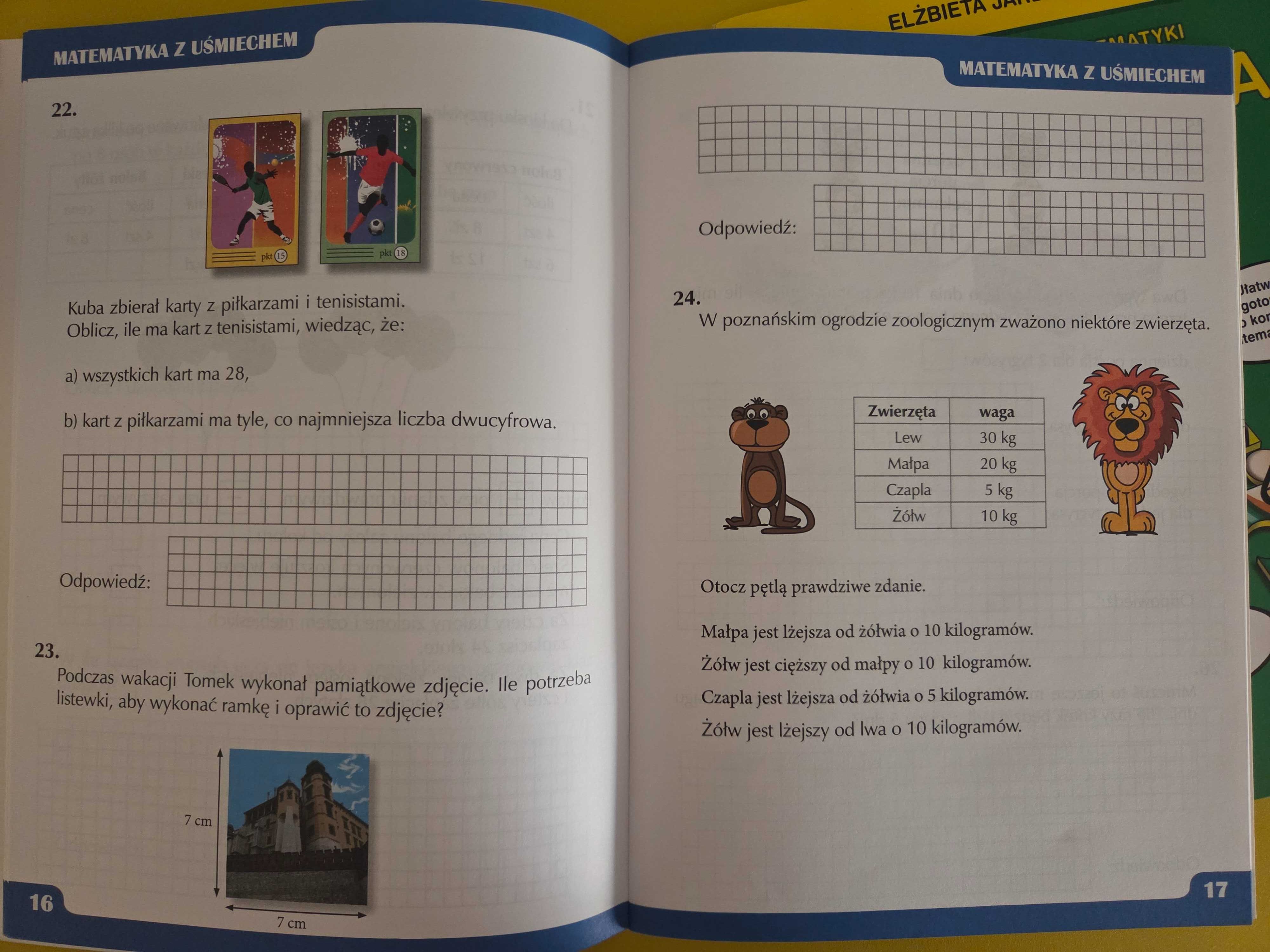 Matematyka z uśmiechem zbiór zadań klasa 2 i 3