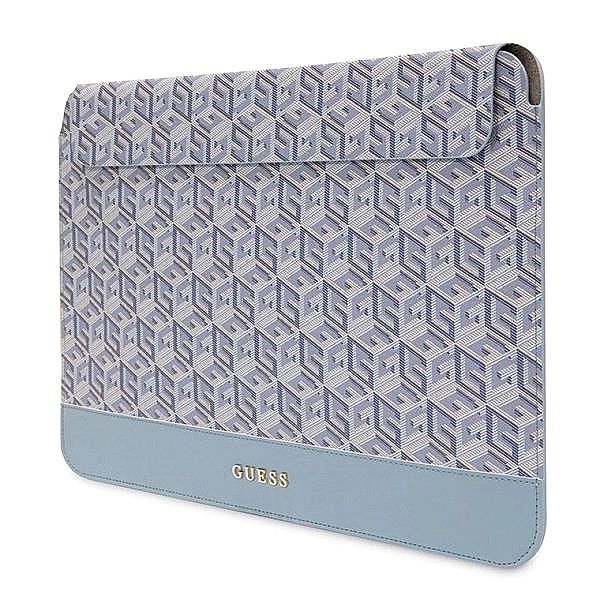 Etui Guess GCube Stripes na laptopa 14'' - niebieskie