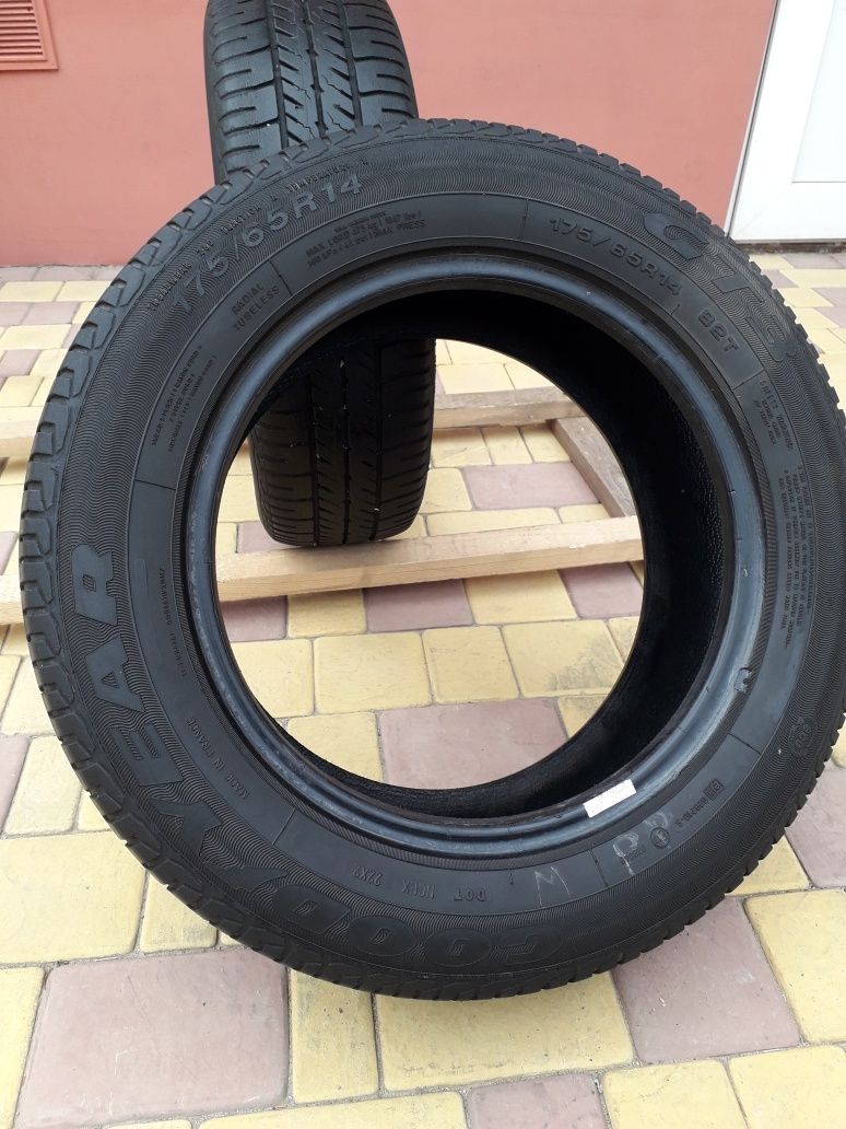 Летняя пара 175/65/14 Goodyear. Резина лето r 14.