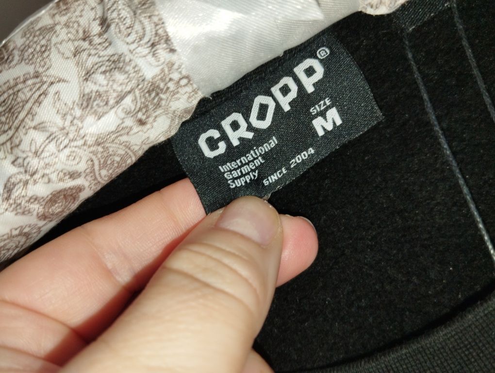 Nowa czarna bluza streetwear Cropp M