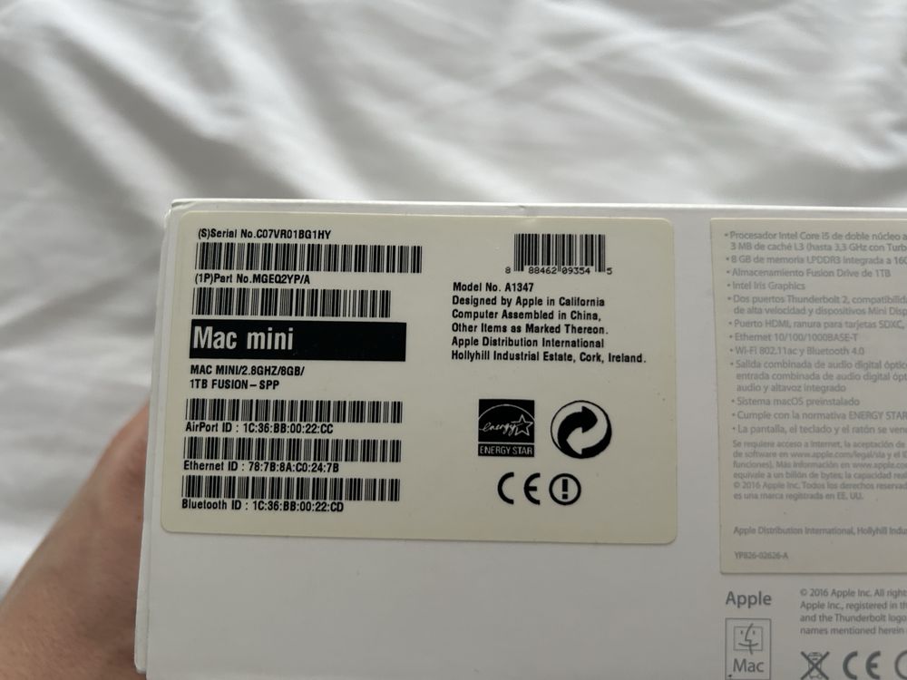 Mac Mini A1347 (Late 2014) Novo