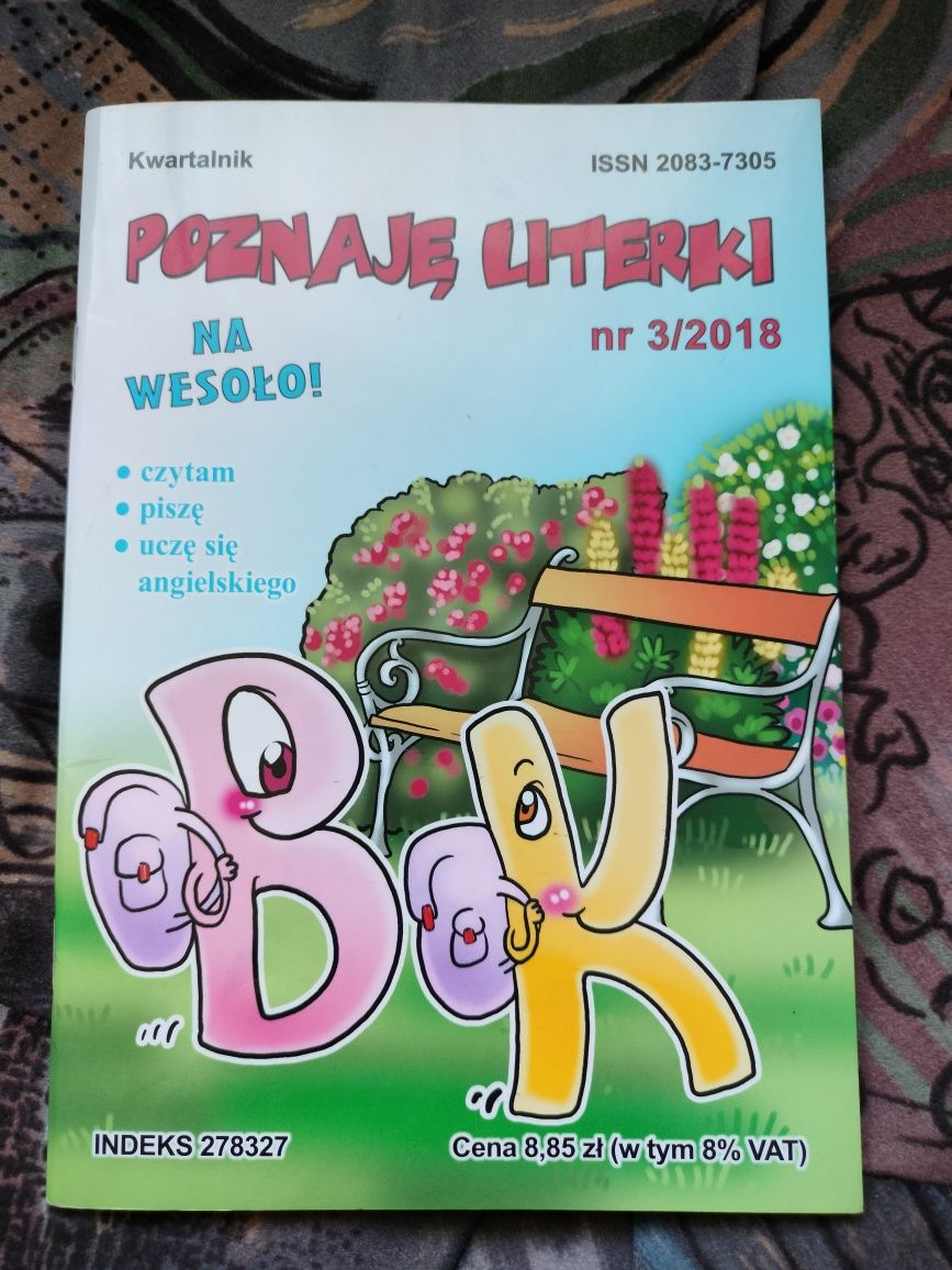 Książeczka z zadaniami "Poznaję literki"