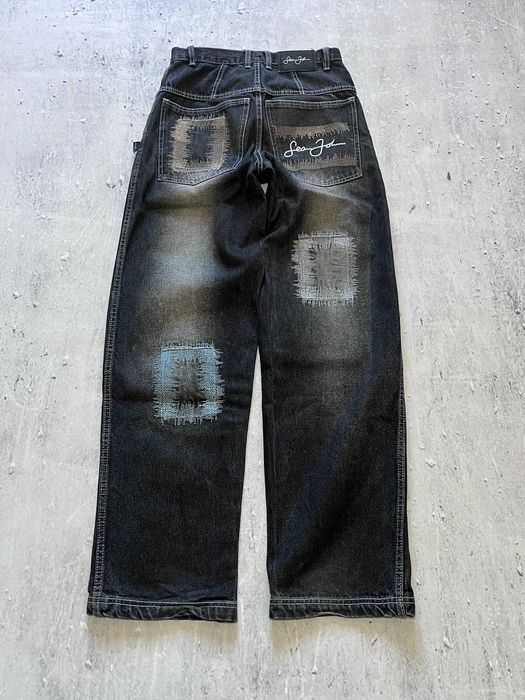 Szerokie spodnie Sean John / baggy y2k denim
