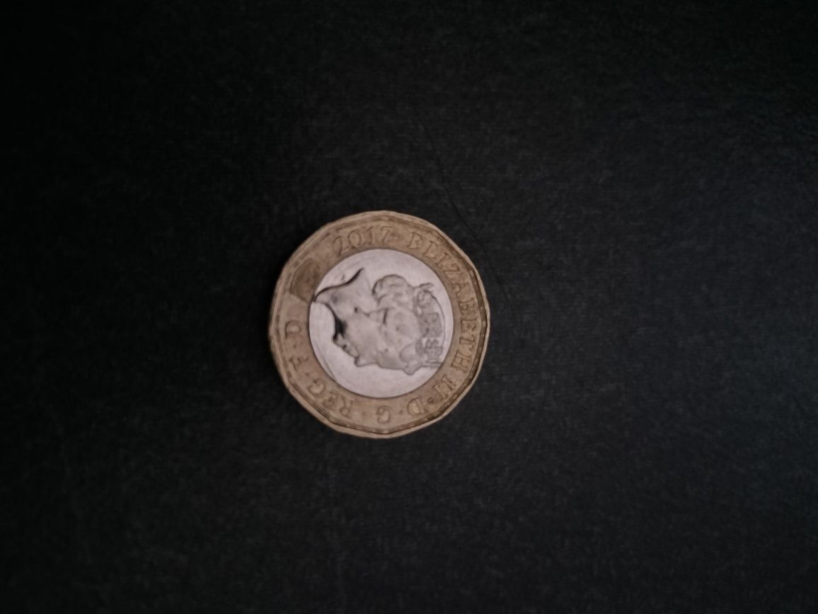 Moeda ONE POUND 2017 colecionador