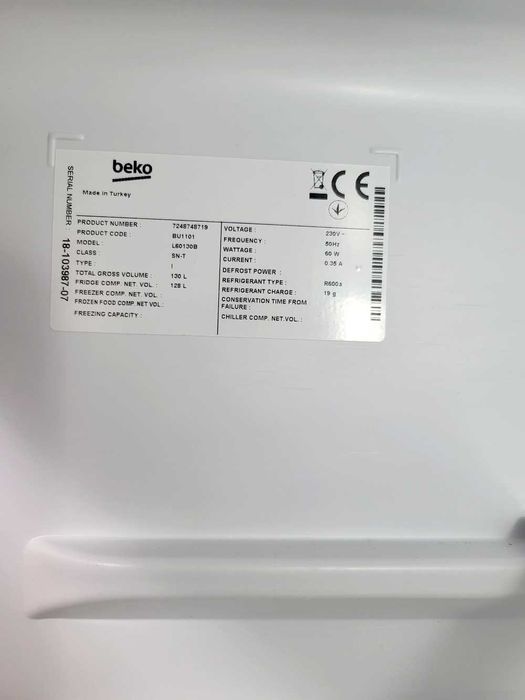 Lodówka podblatowa marki Beko nr kat. Beko L60130B, do zabudowy
