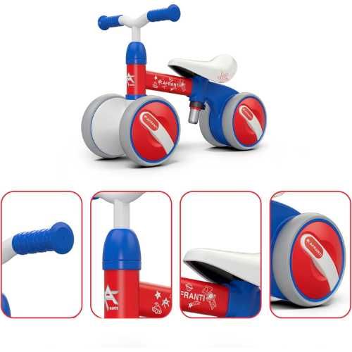 Rowerek Biegowy 4-kołowy Afranti dla Malucha 1-3 lata Prezent Rower