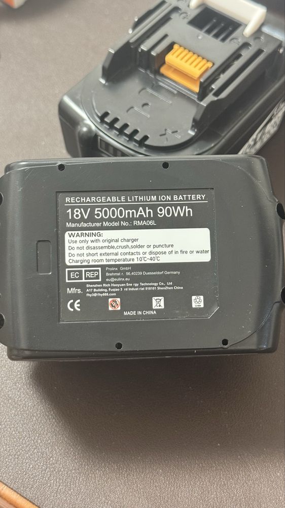 Акумулятор для електроінструментів Makita 18v 5.0 Ah