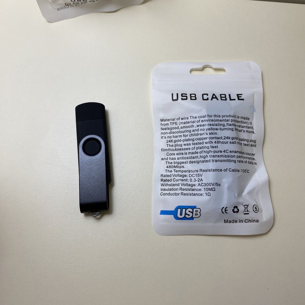 Флешка 64 Гб USB + micro-USB