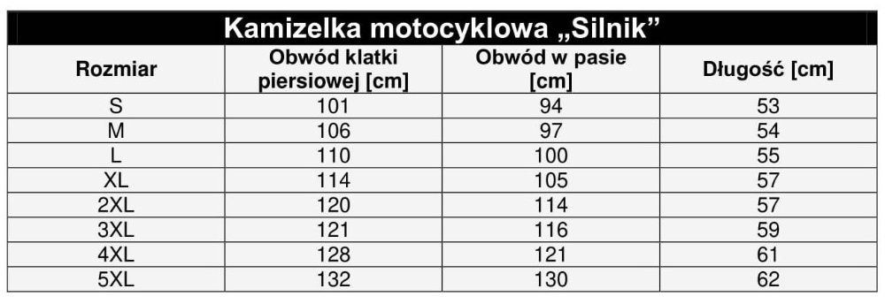 Kamizelka Silnik Czacha Wiązana po boku Zapinana na zatrzaski Mega !