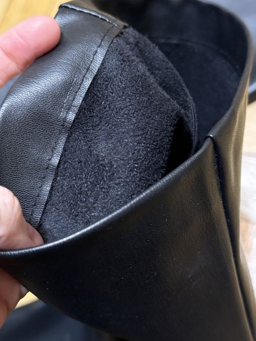 Брюки Zara з екошкіри