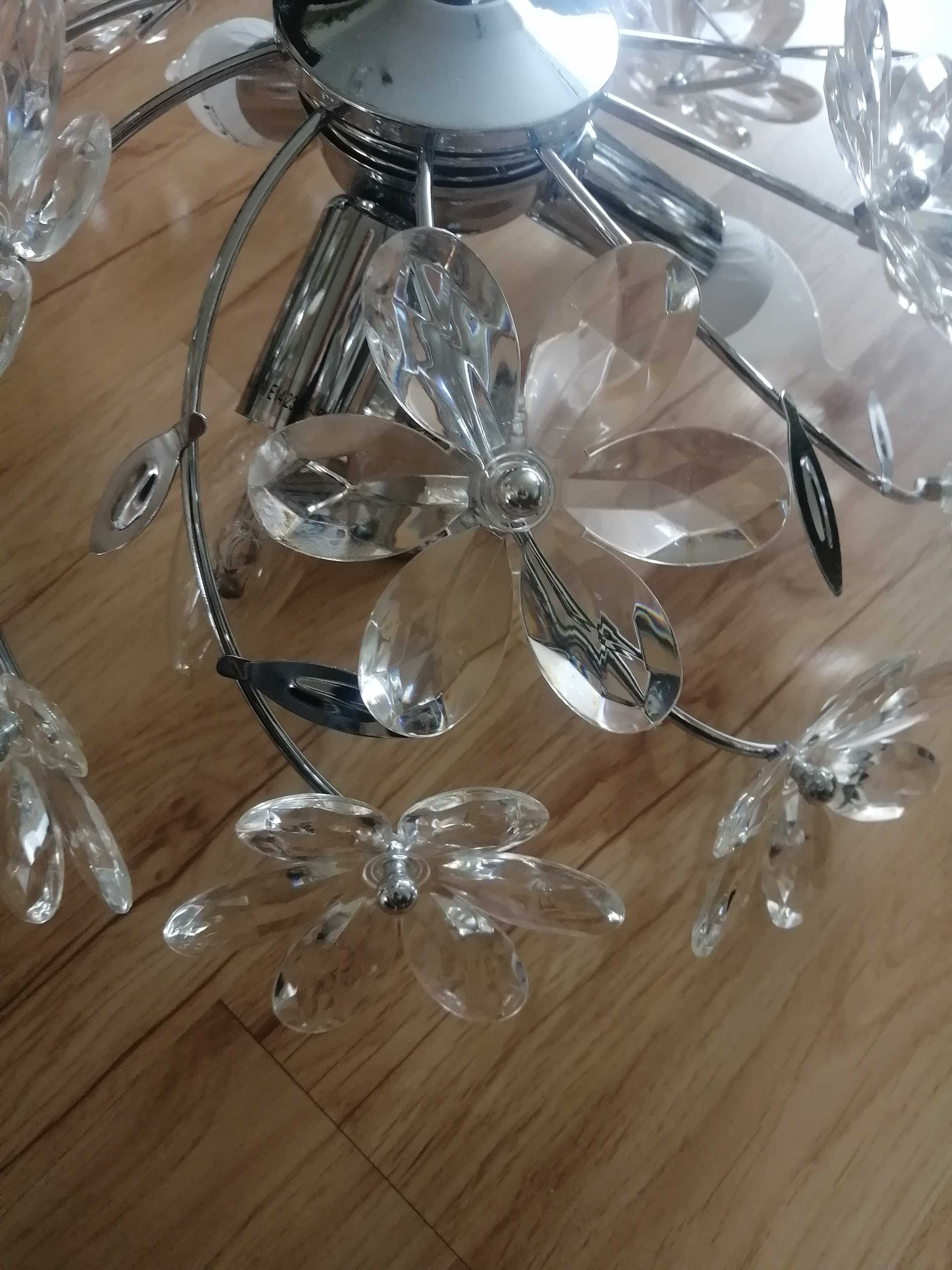 Lampa sufitowa kwiaty jak nowa