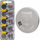 Maxell CR2016 3V baterie litowe 5szt blister 5x bateria 2016 DL2016