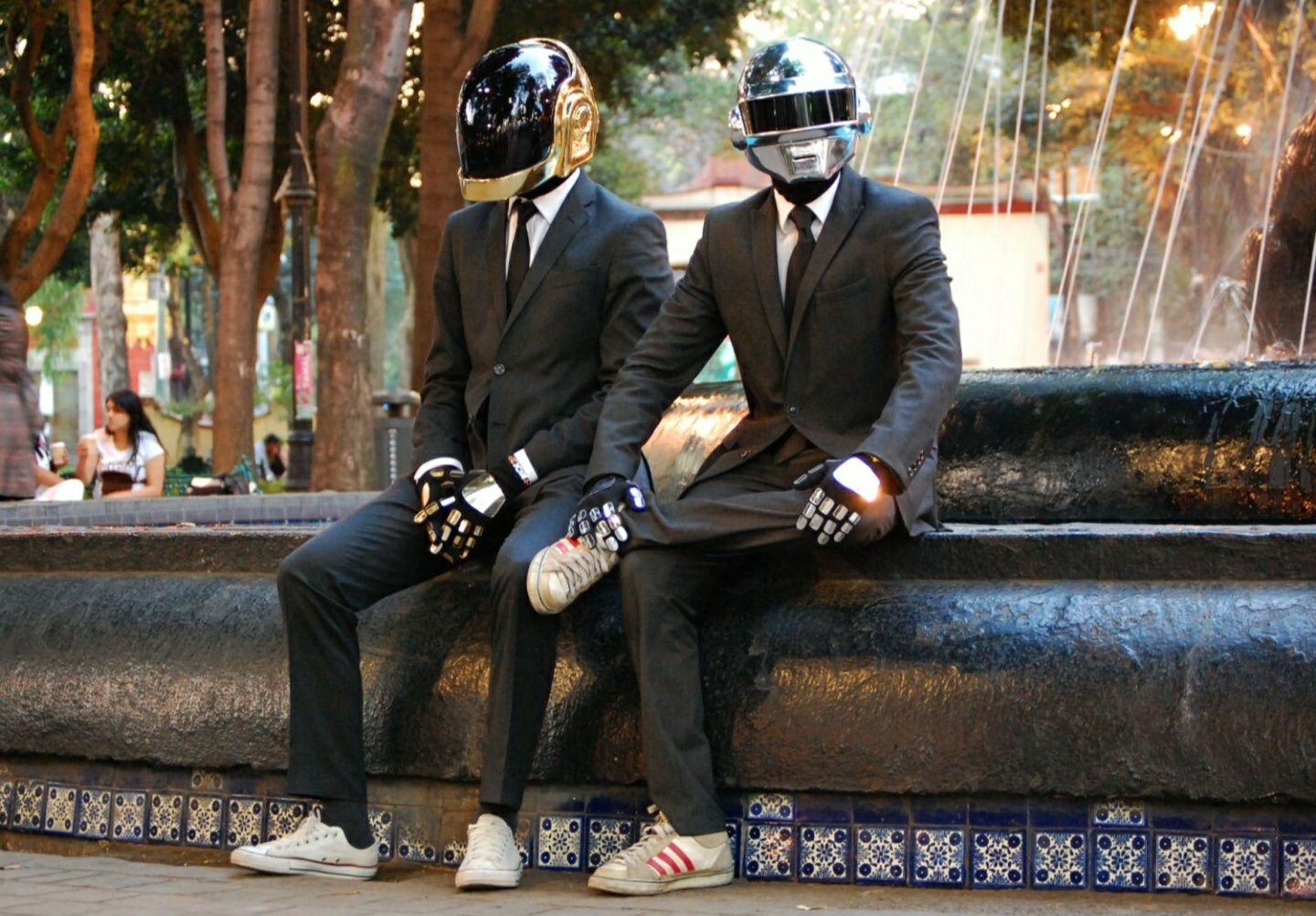 Capacete Daft Punk Guy Manuel Thomas Bangalter