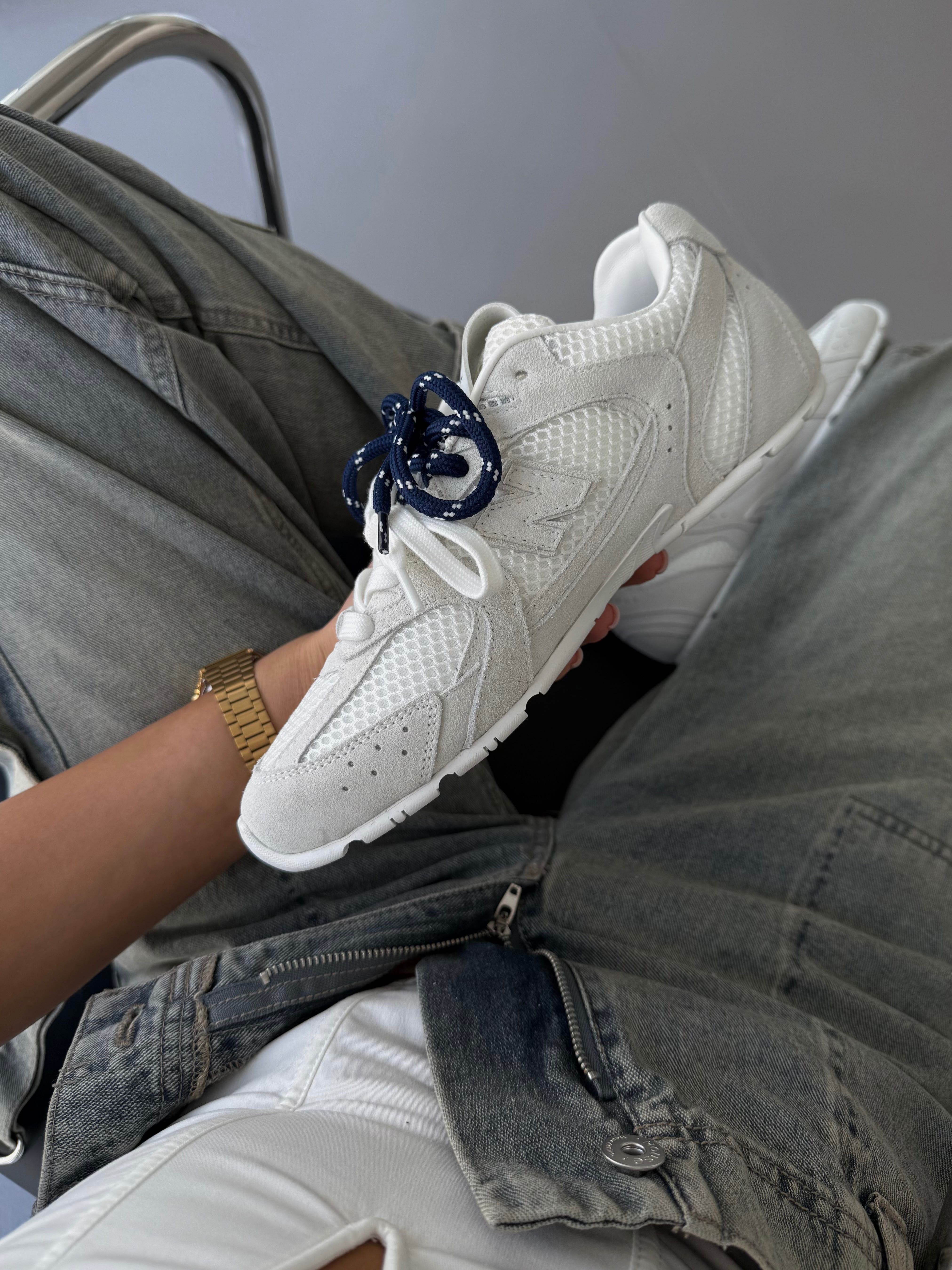 Кросівки New Balance x Miu Miu білі
