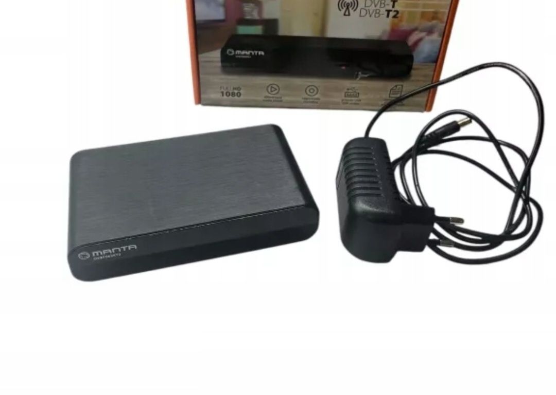 MANTA Dekoder Telewizji DVB-T DVB-T2 DVBT06SXT2 Brayan