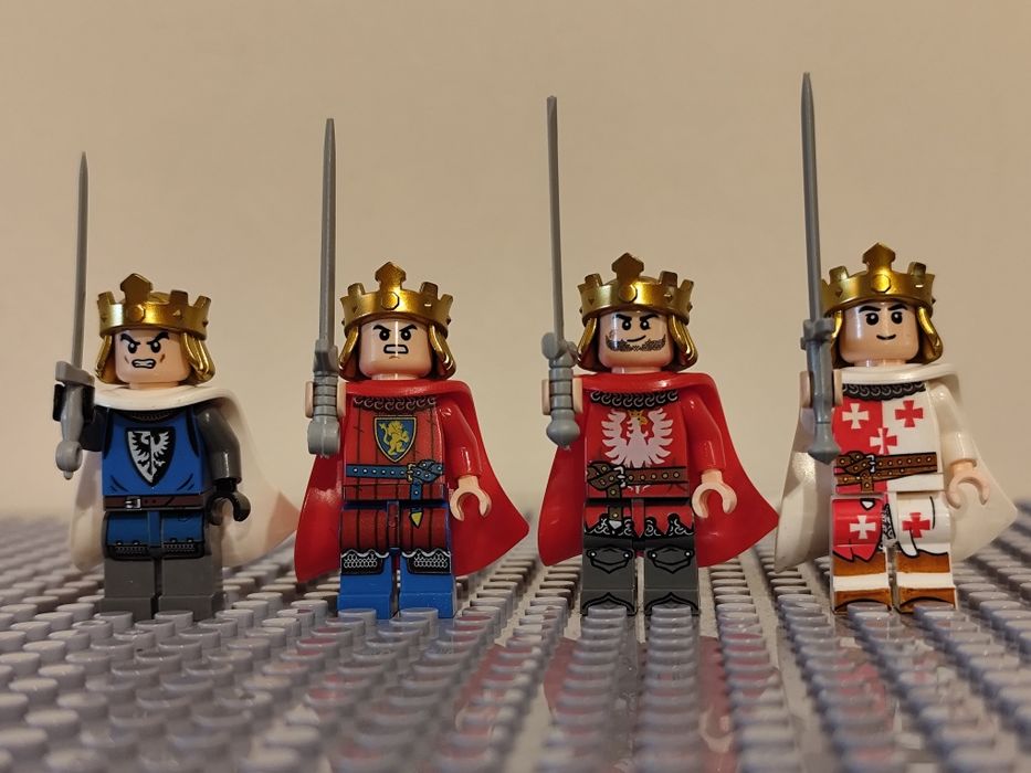 Ludziki minifigurki rycerze zestaw