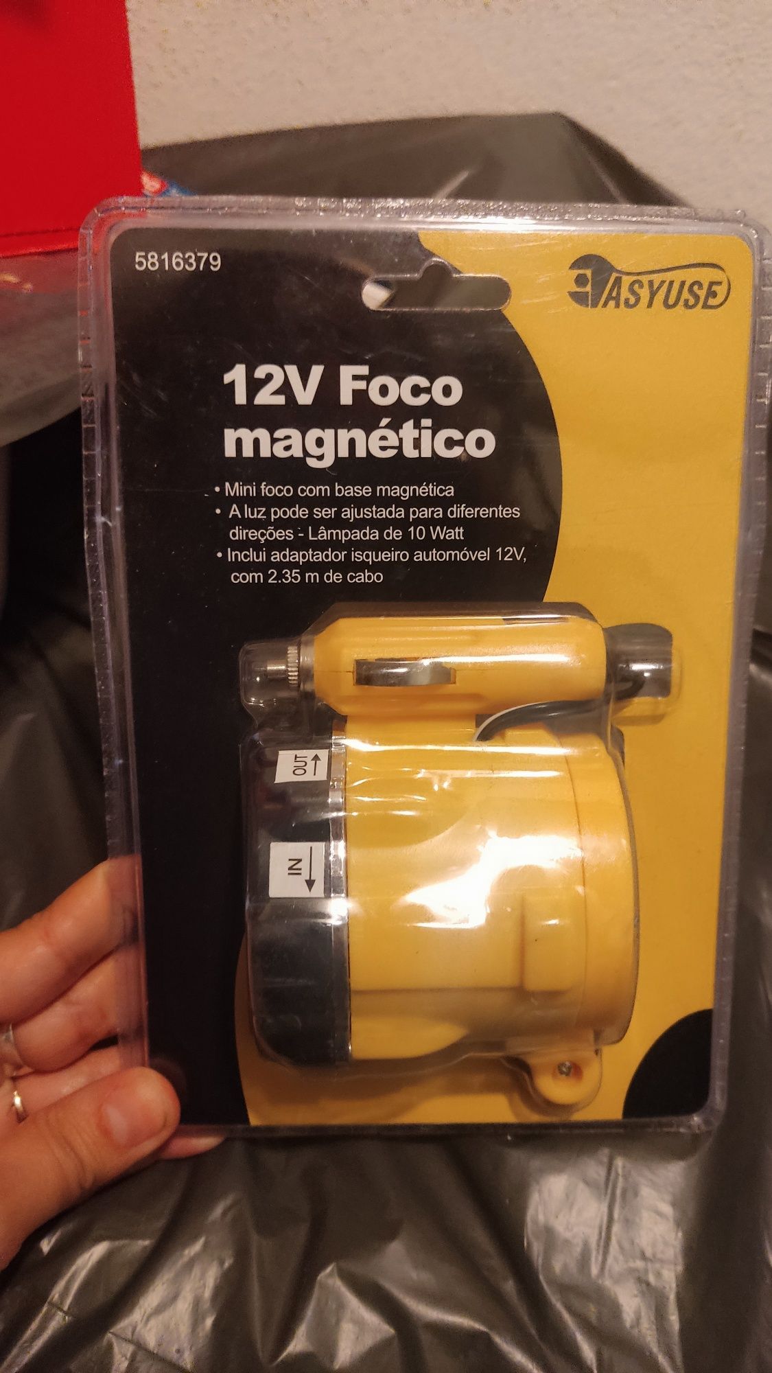 12 v foco magnético