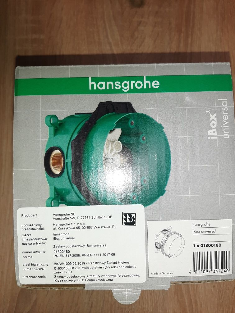 Zestaw podtynkowy Hansgrohe iBox Universal - Supet oferta!!!