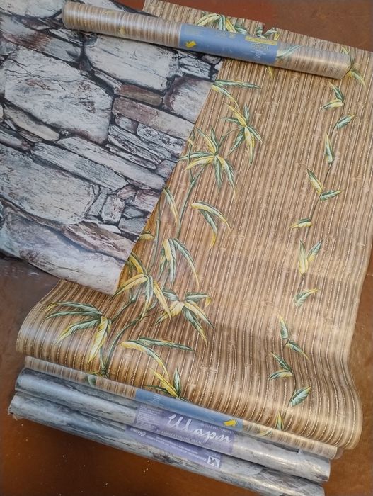 Обои бамбук камень