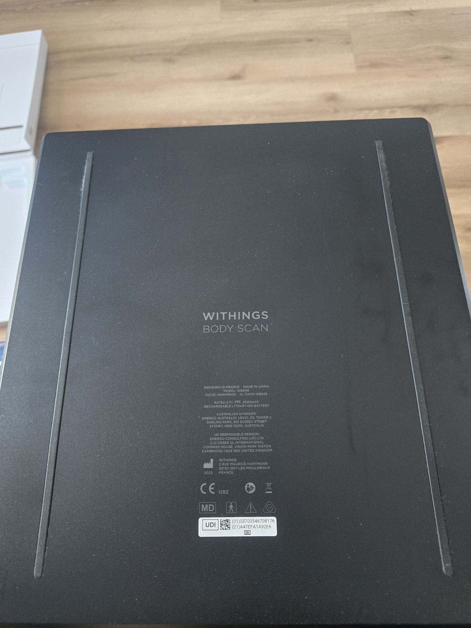 Waga Withings Body Scan 200kg Czarny