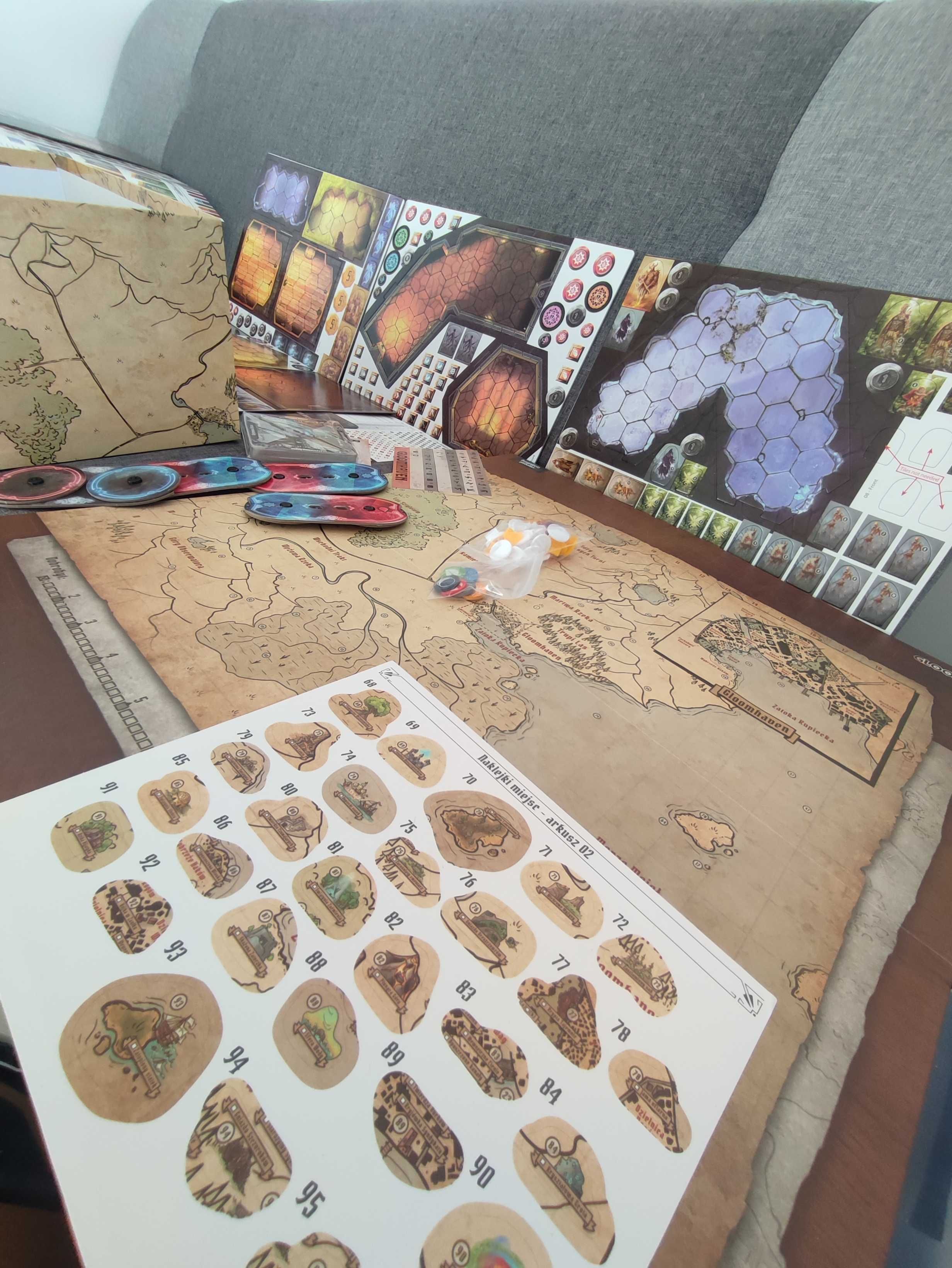 Gra Planszowa Gloomhaven. Edycja Kolekcjonerska. (Polska edycja).