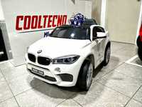 Carro eléctrico criança Bmw x6 rodas borracha