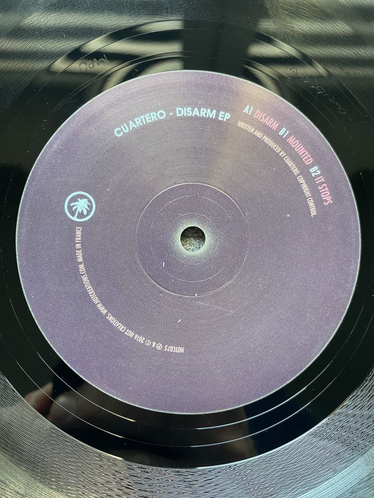 CUARTERO Disarm EP HOT CREATIONS deep house vinyl