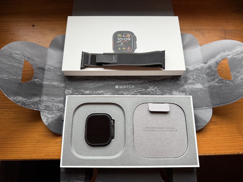  Apple Watch Ultra 2 Cellular 49mm Black Titanium | Bateria 100%